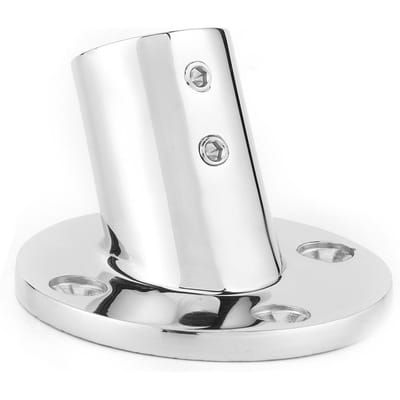 316 RVS Ronde Basis 60 Graden Handrail Fitting Accessoires voor 22MM 78in Pijp
