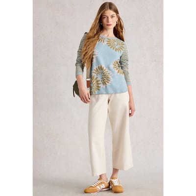 White Stuff Clara Ls Tee Dusty Green Taglia: 10 | Maglie Sportivi Outlet | Donna | Verde