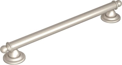Veiligheidshandgreep Badkamer - Handgreep Douche - Ondersteuning in Huis - Robuust Metaal - 30.5 cm Lengte - Geborsteld Nikkel