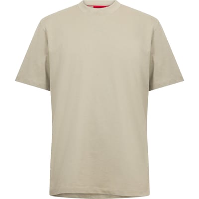 Hugo Boss Heren Zwaargewicht Relaxed Fit T-shirt (Beige)