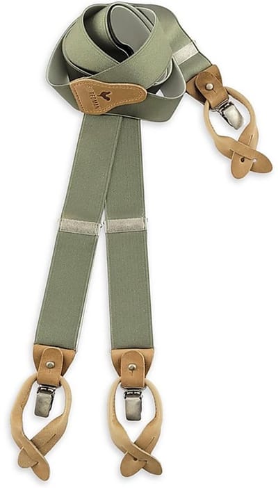 Sir Redman - Bretels - bretels Majestic Stretch Pistachio Green - pistachegroen