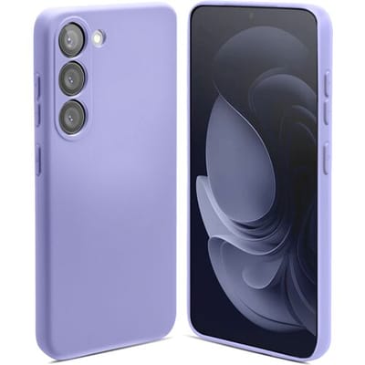 ShieldCase hoesje geschikt voor Samsung Galaxy S23 silicone hoesje (paars) - geschikt voor Samsung Galaxy S23 hoesje siliconen