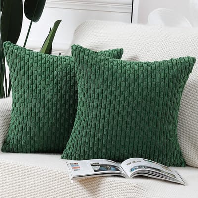 Unyqoos® Set van 2 Luxe Boho Gestreepte Kussenslopen van Zacht Corduroy voor Slaapkamer en Woonkamer