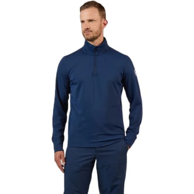 Rossignol Mid Layer Stretch Sweatshirt Met Halve Rits Blauw XL Man