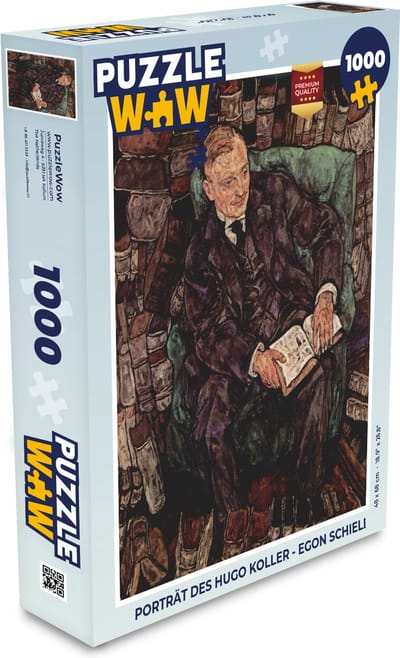 Puzzel Porträt des Hugo Koller - Egon Schiele - Legpuzzel - Puzzel 1000 stukjes volwassenen