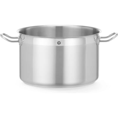 HENDI Kookpan zonder deksel - rvs sandwichbodem - 10,3 l - 28x17,6 cm - zilver - inductie