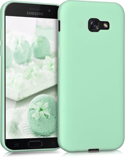 kwmobile telefoonhoesje geschikt voor Samsung Galaxy A5 (2017) - Hoesje voor smartphone - Back cover in mat mintgroen