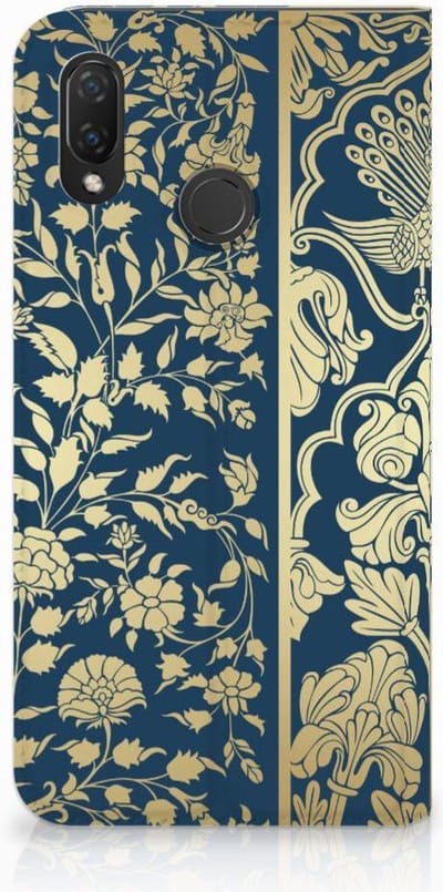 Huawei P Smart Plus Smart Cover Beige Flowers