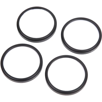 Optisch Glas Close-up Macro +1 +2 +4 +10 Lensfilter Kit voor Canon DSLR Camera(67 mm ) 52mm black