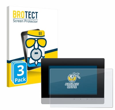 BROTECT - Screenprotector voor WAGO Touch Panel 600 Web Panel - Folie Beschermfolie Beschermglas matte 3 Stuks
