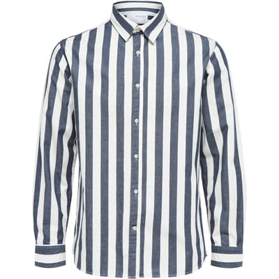 Overhemd Selected Slhregpecko Stripes W
