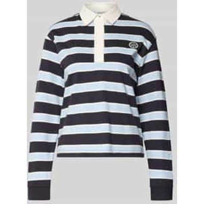 Shirt met lange mouwen met labelstitching