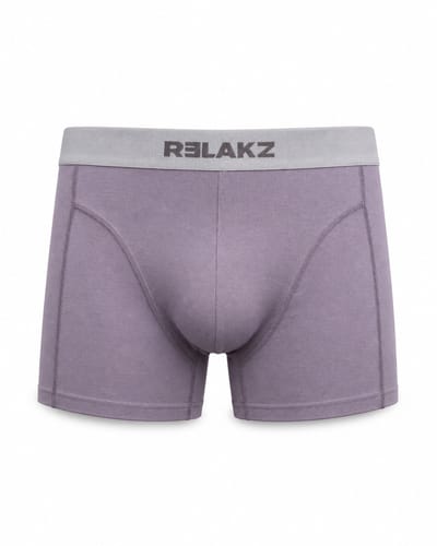 RELAKZ - Heren Boxershorts - Bamboe Katoen - 2-pack - Ridge Paars - S