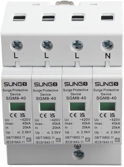 Dailygoods - Lowvoltage Protector voor Thunder Protection op DIN Rail