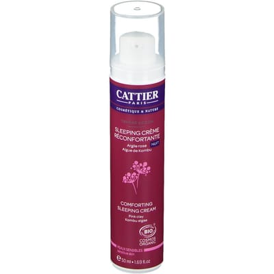 Cattier Nachtcreme kalmerend gevoelige huid 50 Milliliter