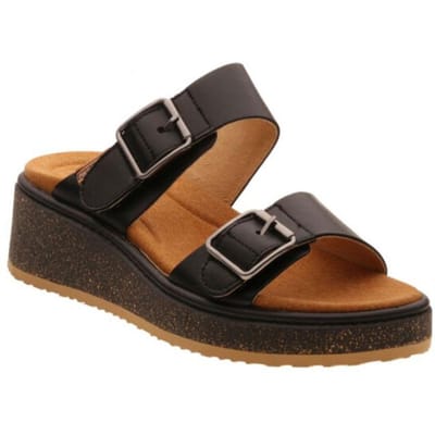 Pikolinos Alzira - dames sandaal - Zwart - maat 37 (EU) 4 (UK)
