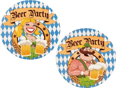 Boland - Set 10 bierviltjes 'Beer party' - Geen thema - Bierfest