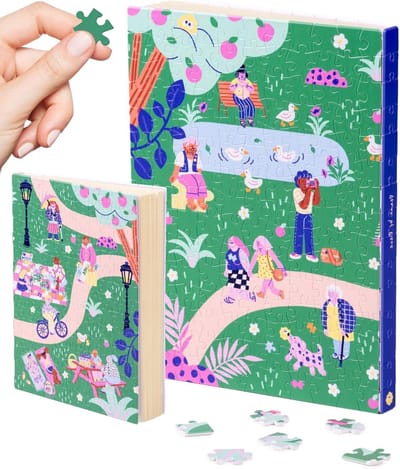 Puzzel Boek Cover - 3D Puzzel - Creatief Cadeau - 329 Stukjes - A5 Formaat - Art Print