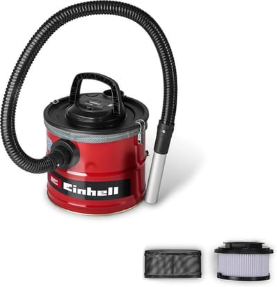 Aszuiger - Kachelreiniger - Haard Schoonmaken - Inclusief Voorfilter - 18 Liter Reservoir - Rood Zwart