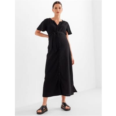 Prénatal zwangerschapsjurk Black XS Dames