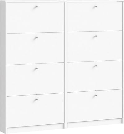 Tvilum Escape - Schoenenkast - wit - Set van 2
