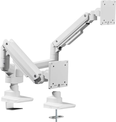 Equip 17“-35” Heavy Duty dubbele Monitorarm wit