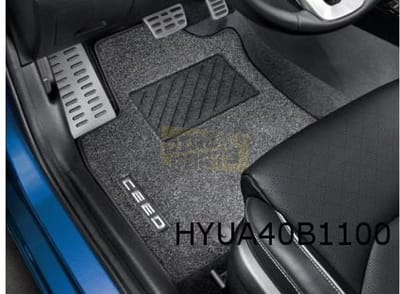 Kia Cee'd/Pro Cee'd Mattenset (4x) naaldvilt tekst "Ceed" Origineel! A2141ADE01 (Bekijk de beschrijving voor de juiste jaartallen bij de juiste autotypes)