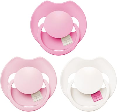 Difrax LOVI Fopspeen Dynamisch - Prime Tutti Frutti - 0 tot 6 Maanden - Roze - 3 Stuks