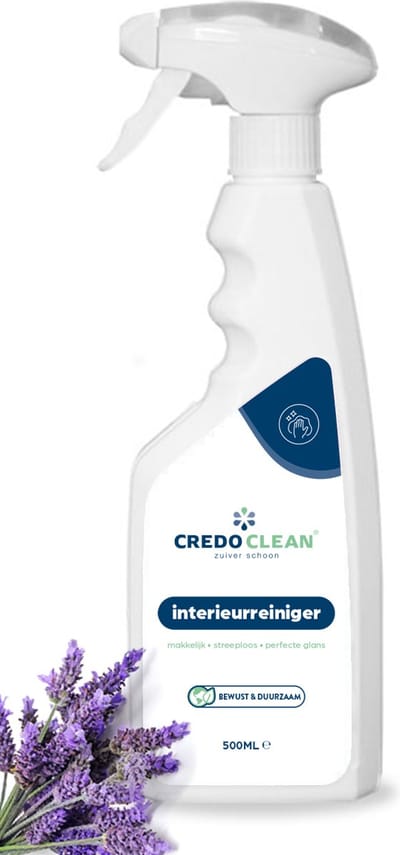 Credo Clean Interieurreiniger Lavendel Extract - 500 ML - Meubilair, Keuken- en Badkameroppervlakken & meer