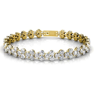 Prinsessenarmbanden - Goud en kristal
