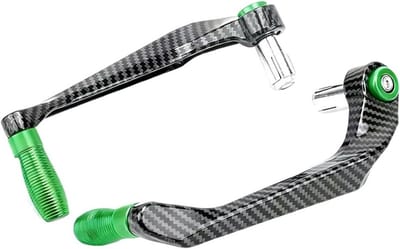 Motorfiets Handbeschermers - Stuurbeschermers - Bescherming Tijdens Rijden - Universele Montage - 7/8 " - Groen