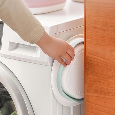 Vouwbare Wasmand voor Camping en Thuis, Ruimtebesparende Opvouwbare Wasbak met Handvatten en Ventilatiegaten voor Binnen- en Buitengebruik