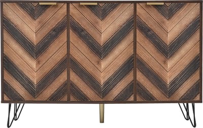 Opbergkast dressoir massief hout fineer commode opbergkast bijzetkast