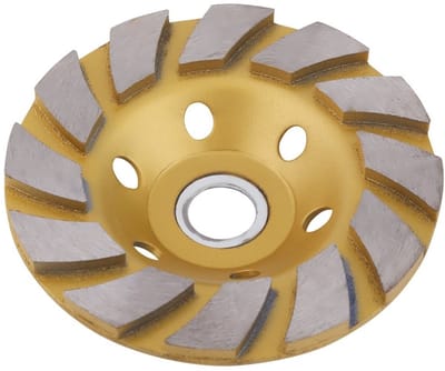 Dailygoods- Slijpschijf 10 cm - Diamant slijpschijf - Slijpschijf voor beton - Slijpschijf voor marmer - Slijpschijf voor keramiek - Schokbestendig en duurzaam - Slijpwiel
