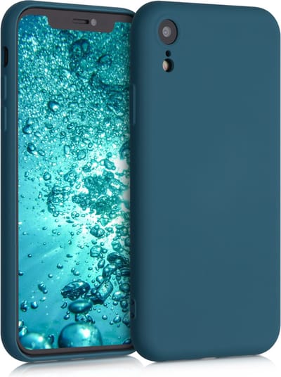 kwmobile telefoonhoesje geschikt voor Apple iPhone XR - Hoesje voor smartphone - Back cover in mat petrol