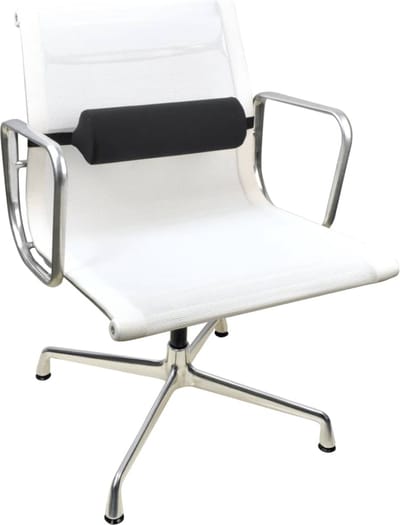 DESQ® Ergonomische rugsteun - lenderol - Lage rug - Zeer stevig - 100 mm dik - Soft touch stof - Ter verlichting van rugklachten