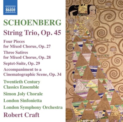 London Symphony Orchestra, London Sinfonietta, Robert Craft - Schoenberg: String Trio | 4 Mixed Chorusses | 3 Satires (CD)