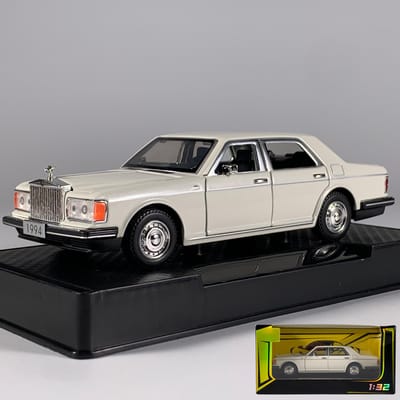 1:32 Metalen Diecast Modelauto Legering Compatibel Met Rolls Royce Silver Spur 1994 Trendy Sieraden Verzamelingen Hobby Vakantiecadeau
