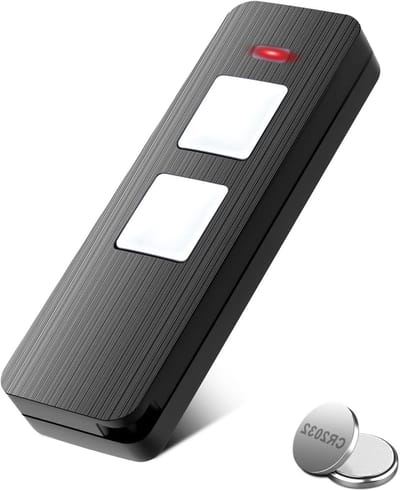 SnelShoppen - 868MHz Garage Deuropener Afstandsbediening 2 Kanalen, Compatibel met Diverse Modellen, Rolling Code, Handzender voor Garage Deuren