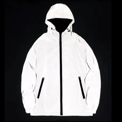 Reflecterende Windjack - Waterafstotende Jas - Sport - Aantrekkoord