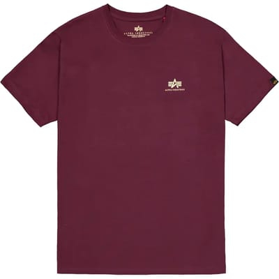 T-shirt met klein logo Alpha Industries Basic
