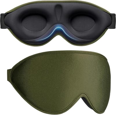 Verduisterende Slaapmaskers voor Mannen en Vrouwen - Minimale Oogdruk - 3D Ergonomisch Ontwerp - Comfortabel Oogmasker om te Slapen