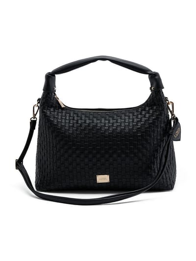 L.CREDI schoudertas Radka Hobo Bag Black zwart