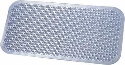 Papillon antislip badmat noppen paarlemoer blauw 72x35 cm pvc