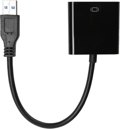USB naar VGA Adapter 1080P - Video & Audio Converter voor Windows PC