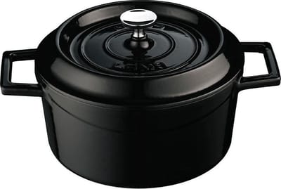 Lava - Casserole Rond Black/Black 240 Mm 4.50 Ltr