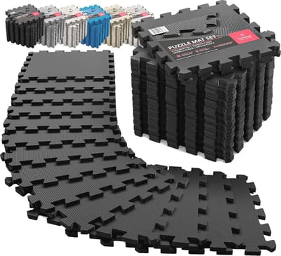 Vloermatten van Zacht EVA Schuim - 18 Stuks Beschermende Puzzelmatten voor Vloerbescherming en Sport