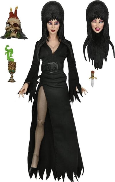 NECA Elvira, Mistress of the Dark Clothed Action Figure 20 cm Action Figuur