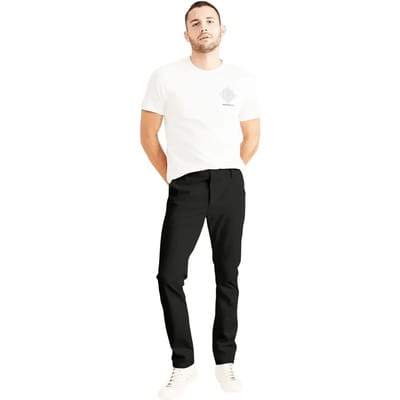 Dockers Supreme Flex Skinny Broek Zwart 33 / 34 Man