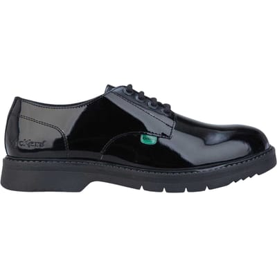 Kickers Finley-schoenen van lakleer voor dames (Zwart)